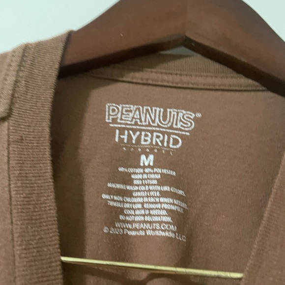 Peanuts Charlie Brown "Be Kind To Your Mind" Graphic Tee - Brown - Size M - Picture 3 of 4